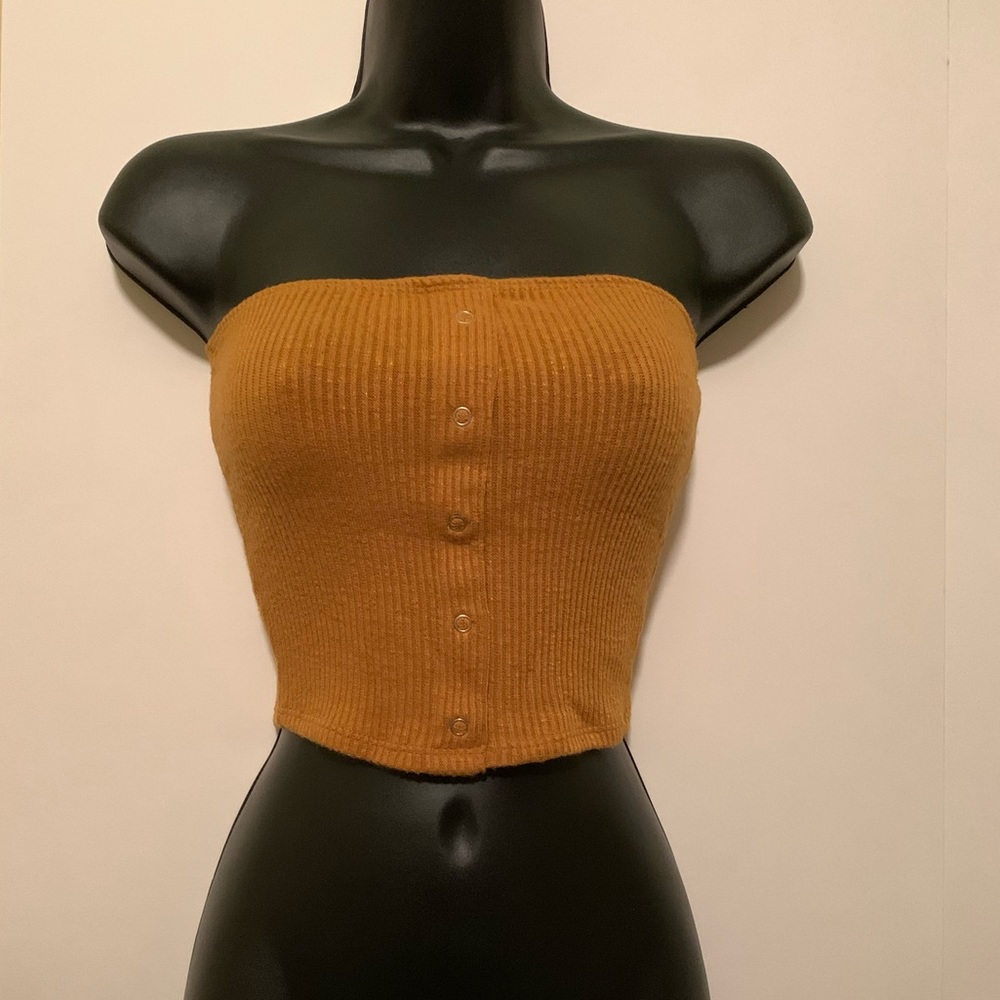 🌺 Summer Mustard Tube Top